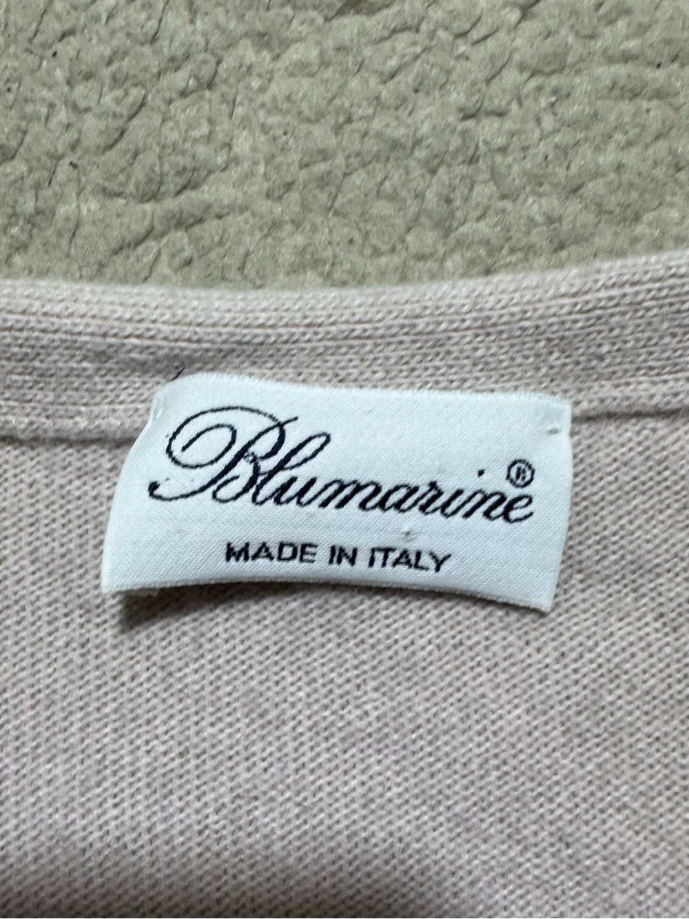 Blumarine Sweater Womens Small Floral Embroidered Beaded Vintage Cardigan Button - Picture 5 of 13